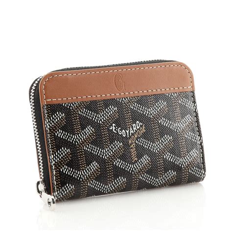 goyard mens travel wallet|goyard zipper wallet.